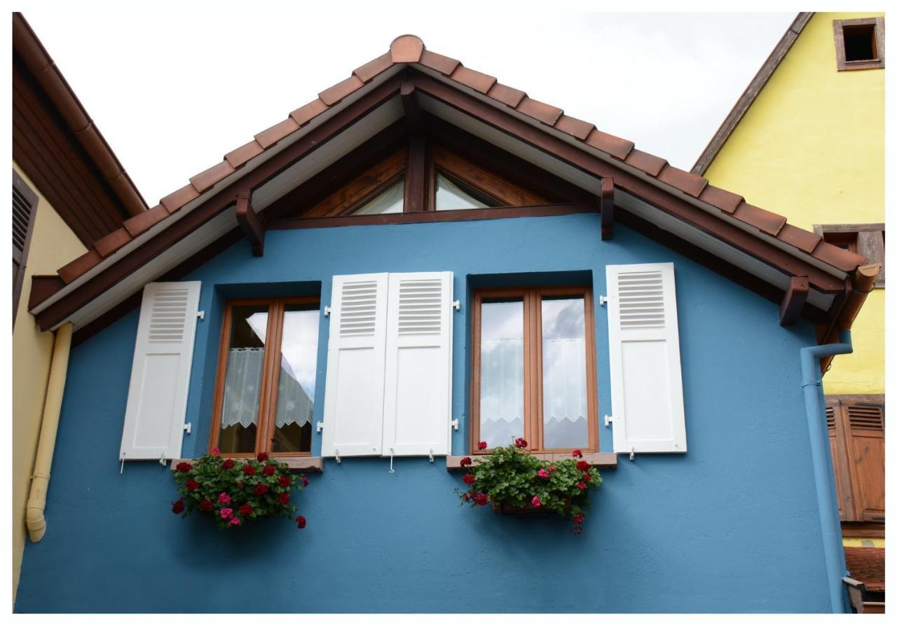 Gite La Maison Bleue Bergheim Exterior photo