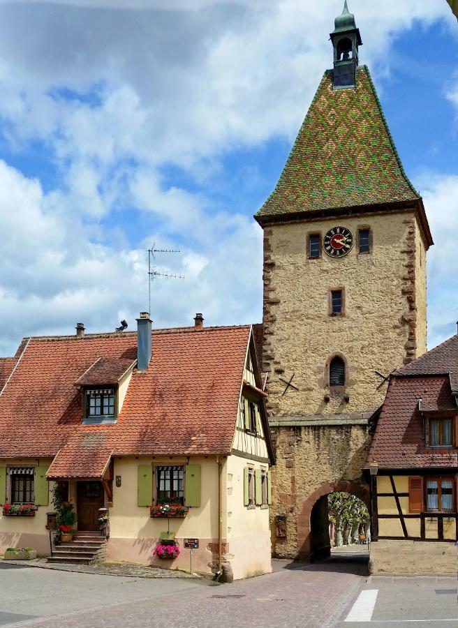 Gite La Maison Bleue Bergheim Exterior photo